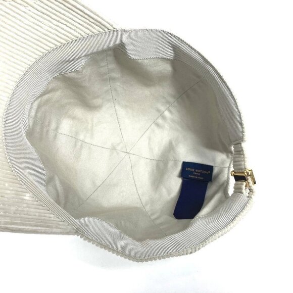 LOUIS VUITTON M7752L Cap LV Signature Corduroy hat cap baseball cap - Picture 10 of 14